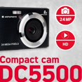 thumbnail image 2 of Agfa Photo Realishot DC5500 Appareil Photo Numérique Compact - Noir, 2 of 9