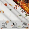 thumbnail image 3 of Nappe d'Automne Ronde 60 Pouces Action de Grâce Récolte d'Automne Citrouille Nappe Orange à Carreaux Buffalo Style Ferme Housse de Table Décorative pour Maison Cuisine Salle à Manger Intérieur Extérieur Fête Pique-Nique Déco Maison, 3 of 6
