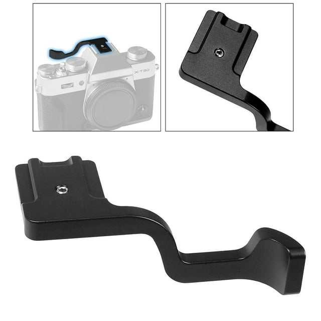 Empuñadura de Pulgar para Cámara Micro DSLR para Fuji XT1 XT2 XT10 XT20 Negro