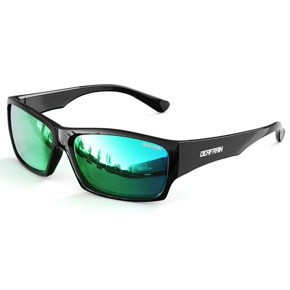 Lentes de Sol Polarizados INDESTRUCTIBLES DEAFRAIN para Niños Verde Edad 5-12