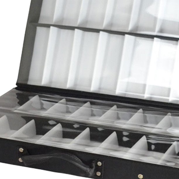 Étui à Lunettes Rigide 2 Pièces Noir - Boîte Protection EVA Pour Lunettes De Soleil Et Vue