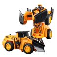 thumbnail image 2 of Juguete de deformación de coche de ingeniería inercial para niños, excavadora de rodillo, carretilla elevadora, Robot transformador, juguetes para niños, regalos, 2 of 4