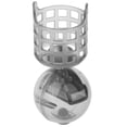 thumbnail image 4 of 4Pcs PE Plastic, Feeder Lure Bait Cage Tackle Portable Fishing Accessories With WeightM, 4 of 8