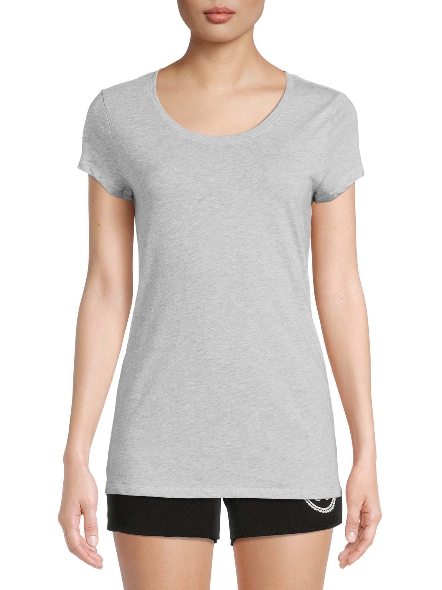 No Boundaries Women's Juniors Everyday Short Sleeve T-Shirt, 3-Pack