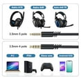 thumbnail image 2 of 2M 6.5 Feet Replacement Headset Cable with Volume Control for Astro A10/ A30/ A40,Headset Cord Lead for PS5/ PS4/ Xbox Series X&S/Xbox One - Black, 2 of 7