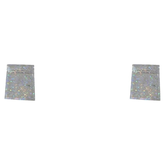 Bolsa de Papel de aluminio Wosthever 100 piezas contenedores de muestra para el hogar sellado de bolsas Ziplock Type4 NO4