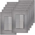 thumbnail image 1 of Apagadores Certificados Inoxium1A1ESilver 10Pzas Apagador/Apagador Escalera 125-250VCA 10A 50/60Hz Plateado Acero Inoxid, 1 of 2