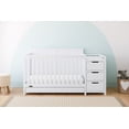 thumbnail image 2 of Graco Hadley 5-in-1 Convertible Baby Crib and Changer with Drawer, White, 2 of 19