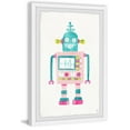 thumbnail image 2 of Marmont Hill Girly Robot Framed Wall Art, 2 of 6