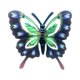 thumbnail image 1 of Colgante decorativo de corteza de jardín de mariposa - Verde, 1 of 3