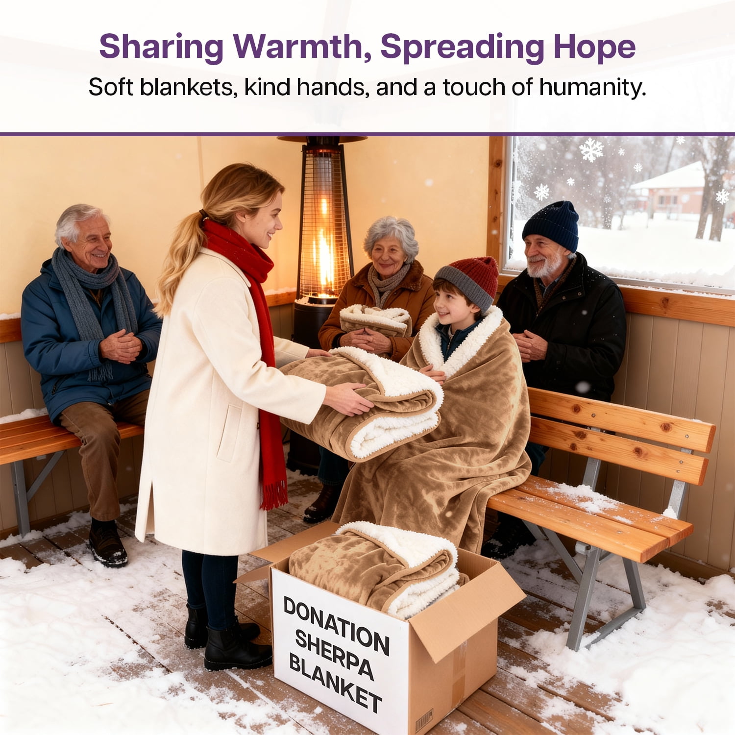 IR Imperial Rooms Wholesale Sherpa Fleece Blankets 12-Packs Warm & Soft Plush Washable Lightweight Cozy for Charity & Gift Camel Twin Size