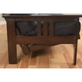 thumbnail image 6 of Futon Frame Sofa Bed Adjustable Design Wooden Construction Living Room - Espresso Suede Peat, 6 of 6