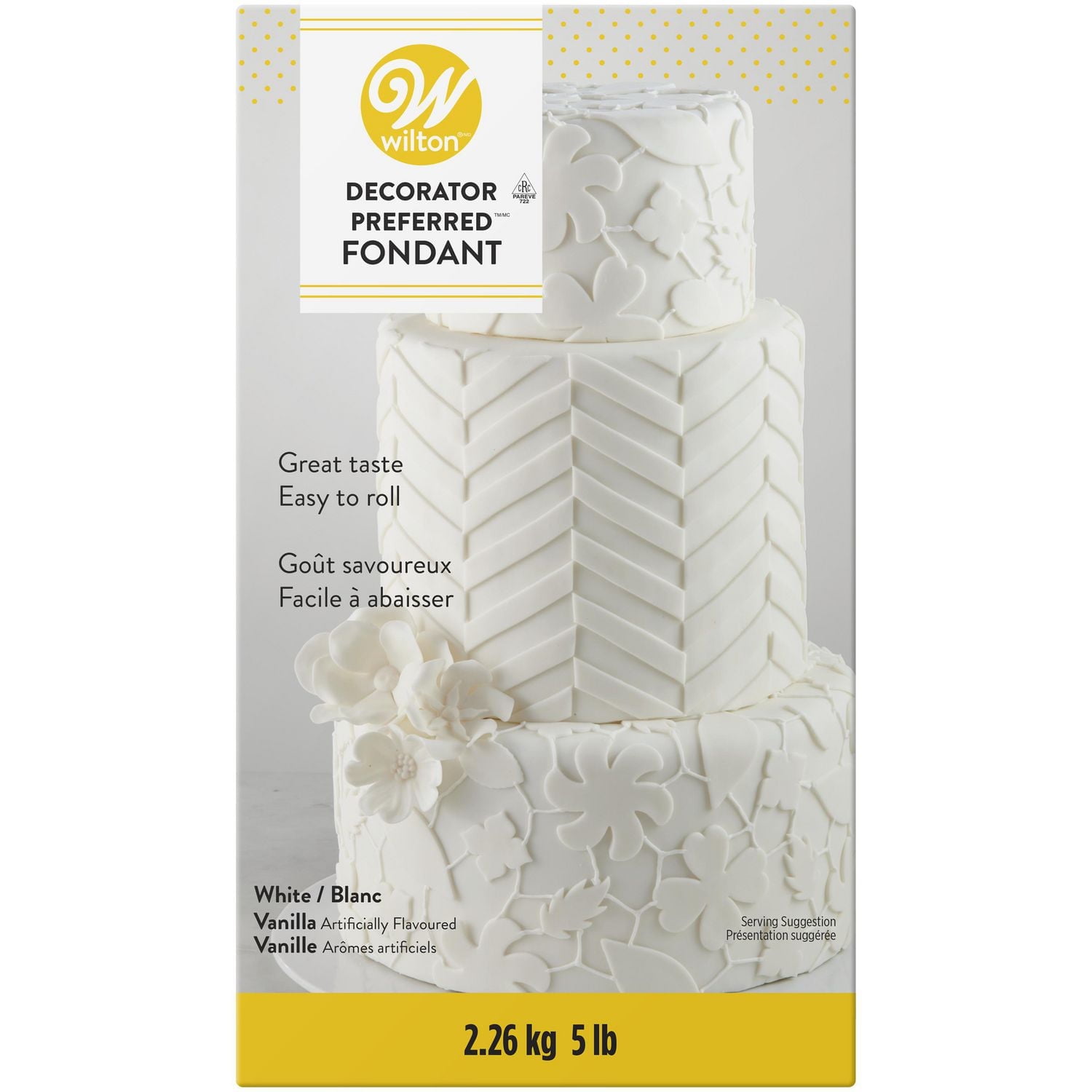 Wilton Ready-to-Use Rolled Fondant White 5lbs