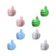 thumbnail image 1 of Ganchos de pared para colgar, 8 clips autoadhesivos para organizador de cables para pulgar, sin perforaciones, soporte para llaves, ganchos de silicona multifuncionales sin clavos, 1 of 5