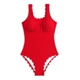 thumbnail image 5 of HUAXUN One Piece Swimsuit Women Push Up Bathing Suit Cute Swimsuit for Women Adjustable Strap One Piece Swimsuit Full Coverage Swimsuits for Women, 5 of 7