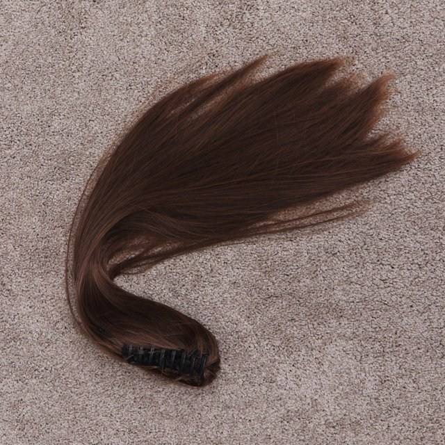 IDEANATEGRATE Ponytail Mujer Marrón Con De Temperatura Para Fiesta Y Uso Diario Natural