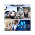 thumbnail image 6 of AI Translation Smart Glasses With Chat GPT For Men And Women, Bluetooth Sunglasses With Translator 164 Languages , Music Playback & Hands-Free Calls, UV & Blue Light Protection, 6 of 20