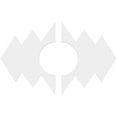 thumbnail image 7 of 20"W x 13 3/8"H x 3"ID x 6 1/4"C x 1"P Zoe Architectural Grade PVC Contemporary Ceiling Medallion, Two Piece, 7 of 7