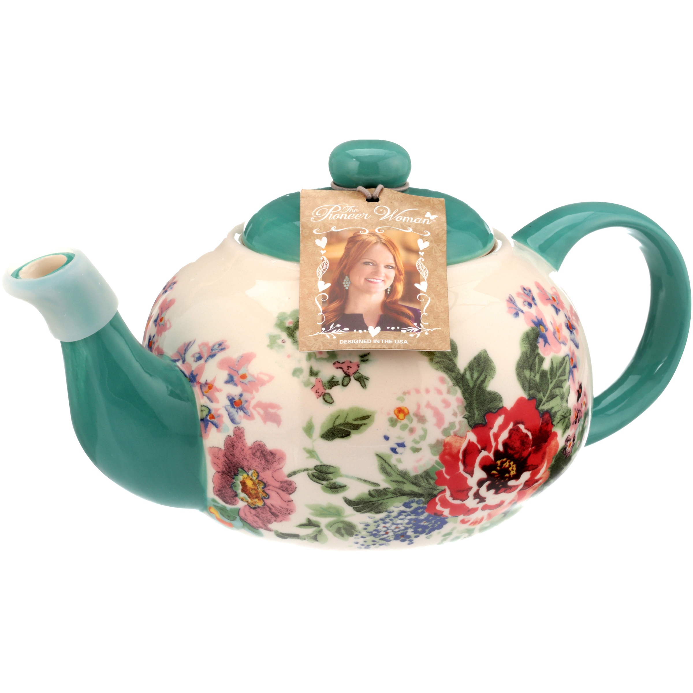 The Pioneer Woman Country Garden Teapot - image 2 of 10