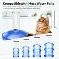 thumbnail image 2 of Skdwakiz Portable Water Dispenser, Foldable Electric Water Bottle Pump Universal 2, 3, 4, and 5 Gallon USB Rechargeable and Automatic Off Switch Water Bottle Pump for Home Kitchen Office, 2 of 6