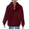 thumbnail image 6 of Mercatoo Teen Girls' Cute Sweatshirts with Hood Kids Oversized Long Sleeve Pullover Tops with Pocket Fall Winter School Trendy Clothes, 6 of 8