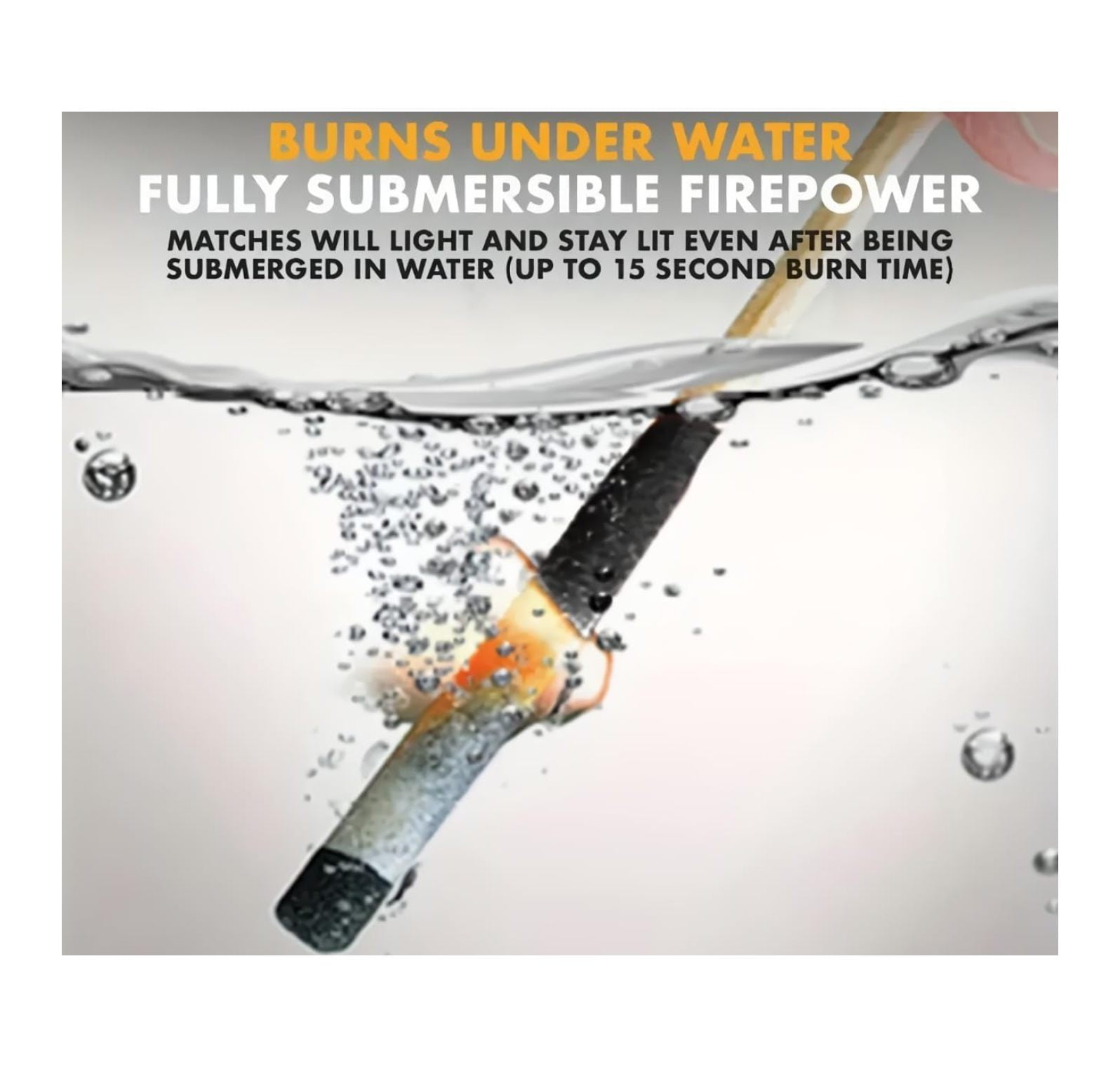 Survival Waterproof Matches Kit – 20/40/60 Fire Matches + Extra Striker in Metal Tin, Waxed Tinder Cords – Stormproof Windproof Fire Starter for Camping & Emergency (3 x Tin)