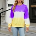 thumbnail image 4 of Femmes Col Rond Sweat-Shirt Pull Mignon Casual Ample Fit Tops Automne Mode Sweatshirt, 4 of 7