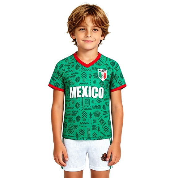 Unisex Kids Soccer Set Boys Soccer Shirts and Shorts Girls Soccer Outfit 2-13 Years
