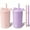 A1.Milky Pastel, variant on 2 Pack 10 OZ Spill Proof Straw Kids Cups for Girl Boy, Leak-Proof Kid Insulated Tumbler with Screw-On Lid & Silicone Straw with Stopper, Stainless Steel Sippy Cup, Milky Pastel