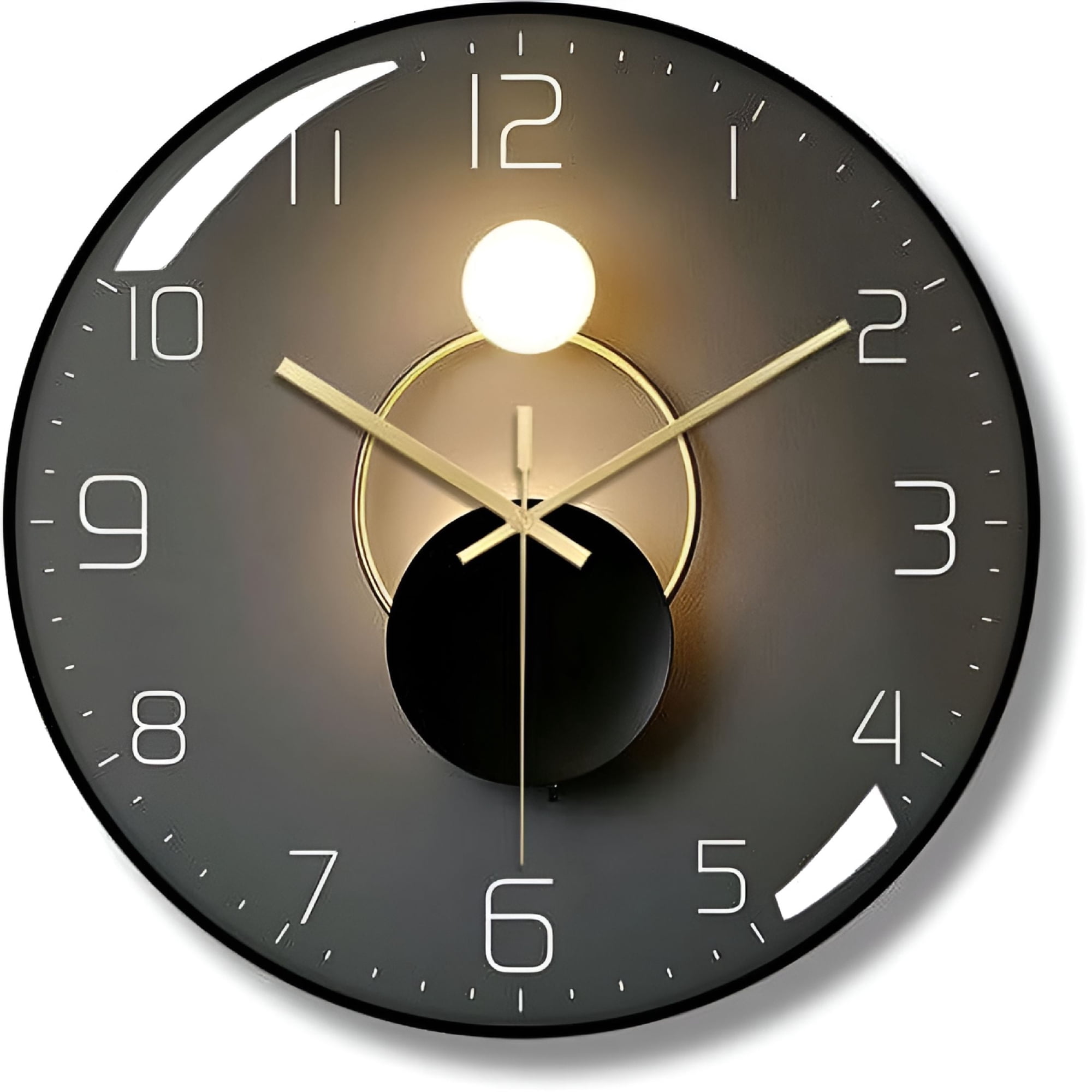DESIGNICE Luminous Wall Clock 30 cm,Radio Controlled, 4 Blue LEDs,Darkness Sensor, 3 Modes DESIGNICE Luminous Wall Clock 30 cm,Radio Controlled, 4 Blue LEDs,Darkness Sensor, 3 Modes detail