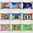 thumbnail image 4 of Funda de almohada de dibujos animados de Super Mario Bros para sala de estar, coche, decoración, figura de acción, juguetes, Peach, Luigi, Yoshi, funda de almohada de anime, regalo para niños, 4 of 5