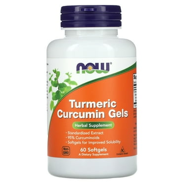 Now Curcumin from Tumeric Root Extract Softgels, 60 Ct