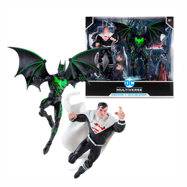 Figura McFarlane Spin Master Collector Pack Batman Beyond vs Justice Lord Superman DC 7 pulgadas