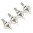 thumbnail image 1 of 4 Pcs Speaker Spikes, Stainless Steel Speaker Shock Foot Spikes with Adjustable Height, Isolation Foot Spikes for Speaker Frame, Amplifier, CD DVD Player, 1 of 7
