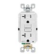 thumbnail image 2 of AFCI Outlet Leviton Decora 20 A 125 V, blanco 5-20R, paquete de 1, 2 of 3