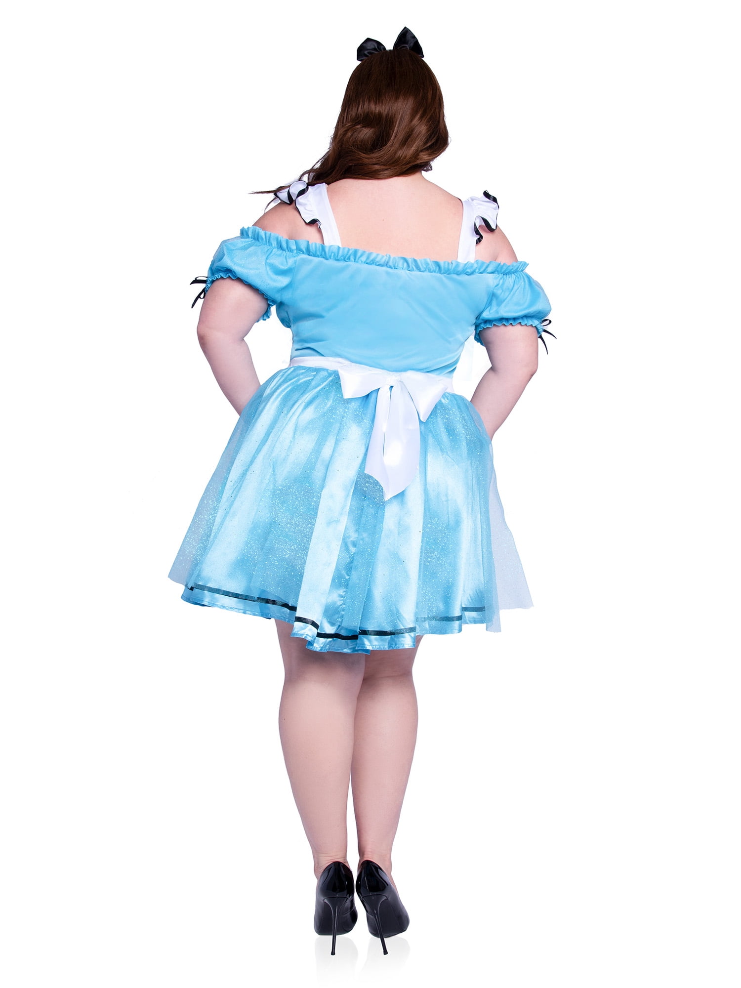 Wonderland Women's Miss Alice Women's Halloween Fancy-Dress Costume for Adult, 2X