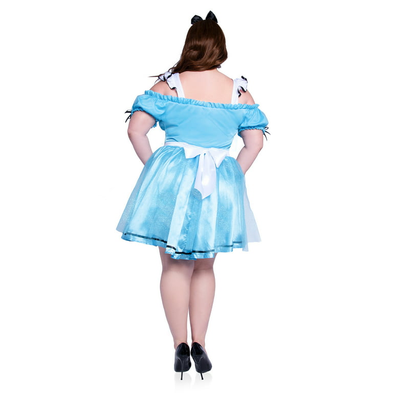 Wonderland Women's Miss Alice Women's Halloween Fancy-Dress Costume for  Adult, 2X
