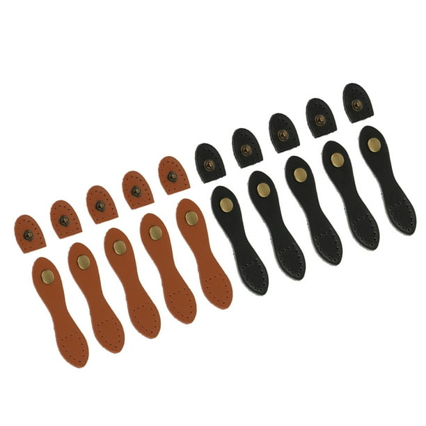 10 Par de Remaches Ganchos Botones Decorativos Hebilla de Botón de Palanca