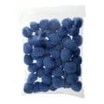 thumbnail image 4 of John Bead 2in Blue Pom Poms for Crafts DIY Art Creative, 50pcs, 4 of 4