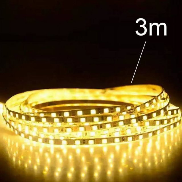 LED strip light Waterproof LED Rope Lights Automatic Sensor Strip Lights for Bedroom Battery Operated Power Saving Auto-Turns On And Off Lights for Kitchen Room,White Lights 1m