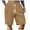 Khaki, variant on Bixock Casual Pant for Men,Short Pants for Men,Men's Solid Color Sweatpants with Elastic Drawstring Waist and Pocket Jogger Shorts