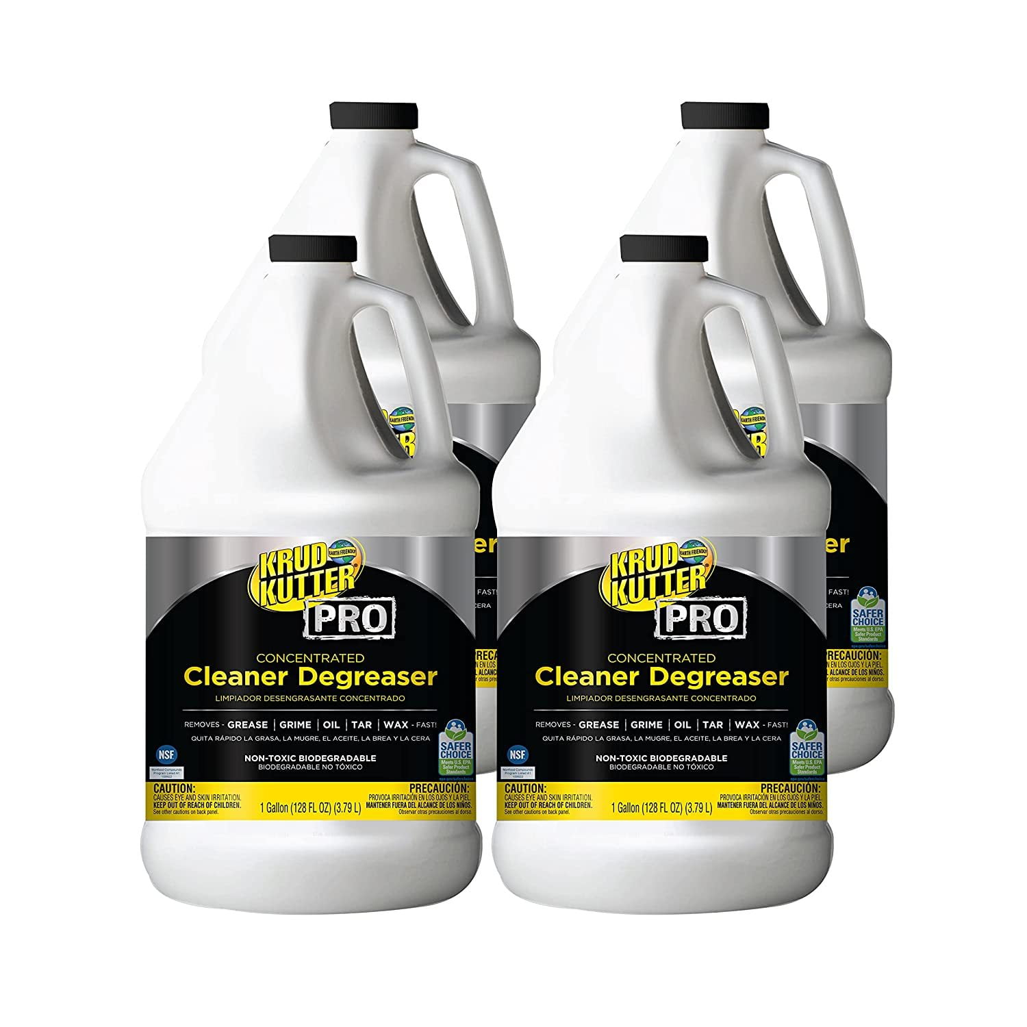 CintBllTer 352261 Concentrated Cleaner Degreaser, Gallon, 4 Pack