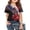 81Black3355, variant on XAOFW Girl's T-Shirts Short Sleeve V Neck Graphic Print Kids 250Th Anniversary T Shirts Leisure Wear Loose Fit Tee Shirts Outdoor Activities Stylish Cozy Children Top