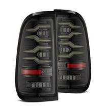 AlphaRex LUXX-Series LED Tail Lights for 97-16 Ford Super Duty and F-150, Alpha-Black