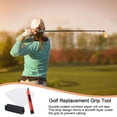 thumbnail image 3 of Kit de Poignée de Club de Golf Professionnel Bandes de Bande Étau Pince Fixations Couverture de Club Réglable Outil de Réparation Remplacement Bloc de Caoutchouc, 3 of 6