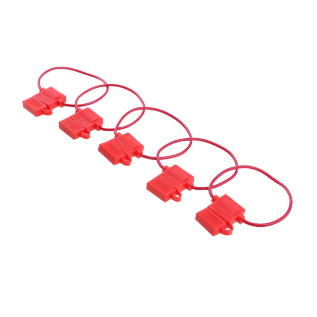 5 Set Portafusibles con Fusible 15A de Cable 18 AWG para Vehículos Sunnimix 15Amp inline mini portafusibles