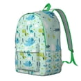 thumbnail image 2 of Cartoon Dino Skeleton Backpack for Students, Durable Water-Resistant Laptop Bag with Colorful and Fun Dinosaur Print, 2 of 5