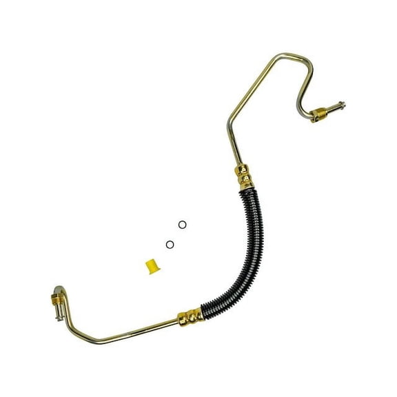 Pump To Gear Power Steering Pressure Line Hose Assembly - Compatible with 1996 Chevy Tahoe 5.7L V8 GAS