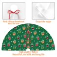 thumbnail image 4 of Sikiie Milk Tea 30-48 inches {designName} Print Christmas Tree Skirt Snowman Xmas Tree Skirt with Edge Christmas Decorations for Holiday Party30", 4 of 7