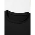 thumbnail image 3 of [Léger] T-Shirt Graphique pour Femme « Dirty Dancing » - Noir à Manches Courtes Col Ras du Cou, Haut Décontracté en Coton Extensible, Lavable à la Machine - Parfait pour le Printemps et l'Été, 3 of 6